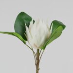 Floare artificială Protea Albă