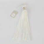 Ciucure alb textil 33 cm PearlCascade