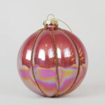 Glob sticlă piersică 11 cm BlushingPeach