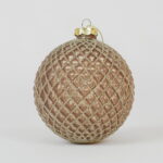 Glob sticlă auriu-crem 11 cm RegalCream