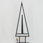 Suport lumânare negru 63 cm GleamingPine Mini