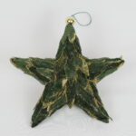 Glob verde textil 17 cm VelvetStar