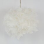 Norișor pene albe 30 cm FeatherWhisper