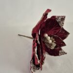 Floare textilă 20 cm RubyPearl
